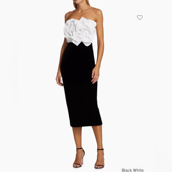 Badgley Mischka
Sequined Rose Velvet Midi Dress size 8 - Picture 3 of 15